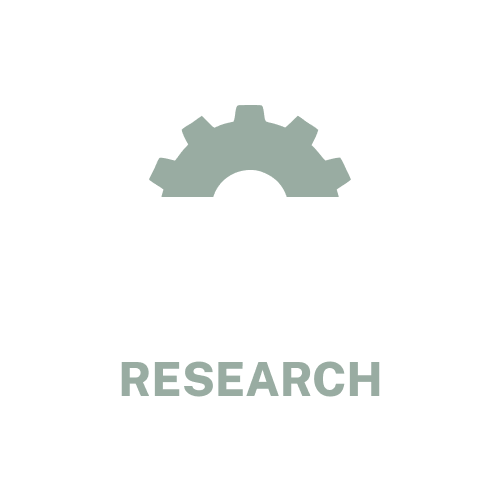 A logo with the top half of a gear in blue, with white text below it reading 'ARSENAL PAC'